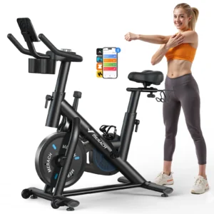 MEStationary Exercise Bike with Exclusive App with Fitness Courses