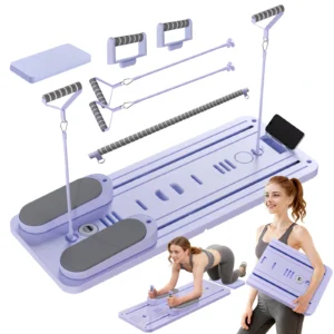 Foldable Pilates Bar; Universal Portable Home Gym