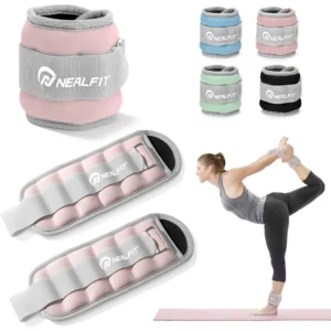 Adjustable Ankle Wrist Weights for Women and Men Secure Fit Non Slip Leg Arm Weights for Home Workout Running Walking Aerobics Physical Therapy Exercise